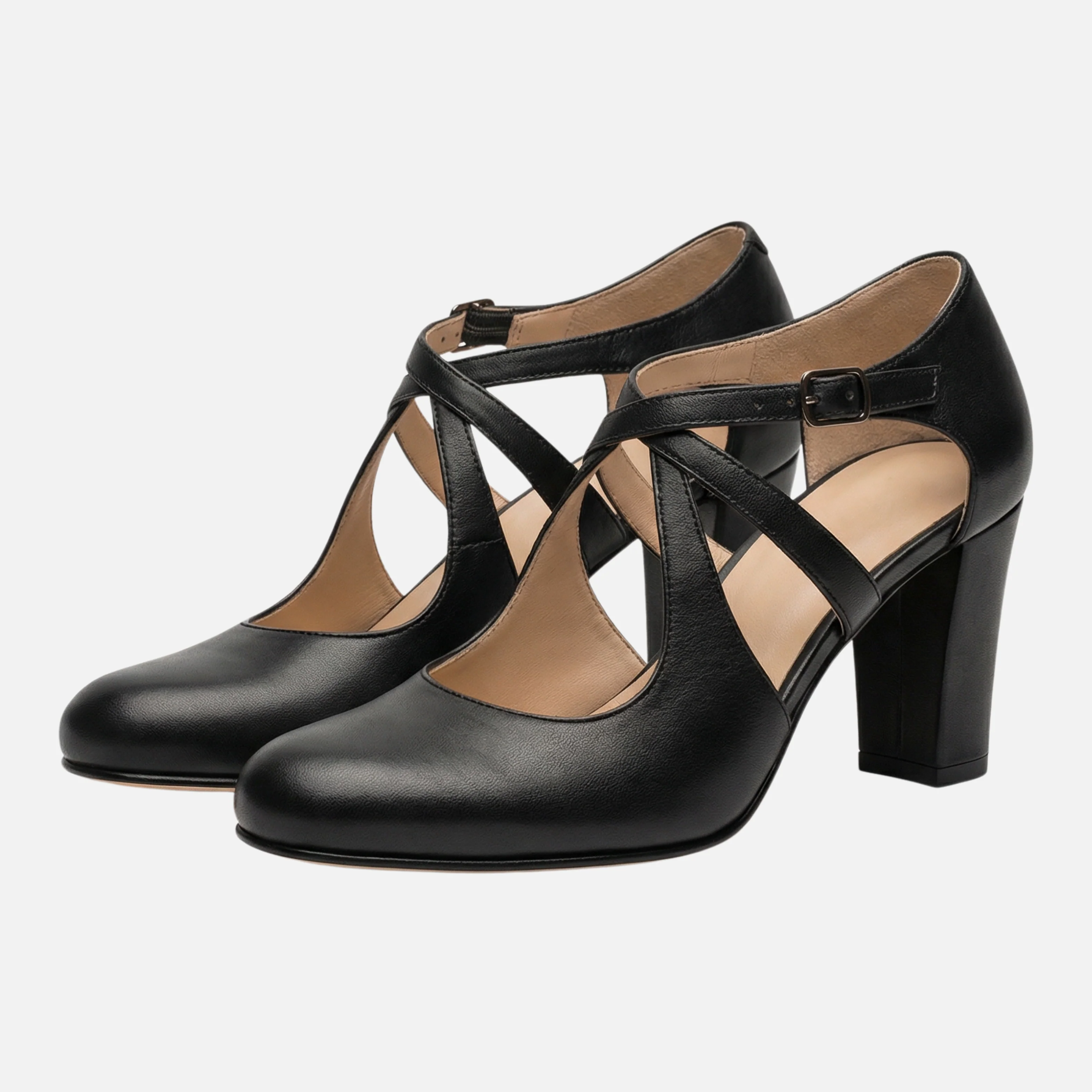 Xenia | Damen Elegante Blockabsatz-Sandalen Verstellbare Riemen – Block Heel Sandalen - Image 8