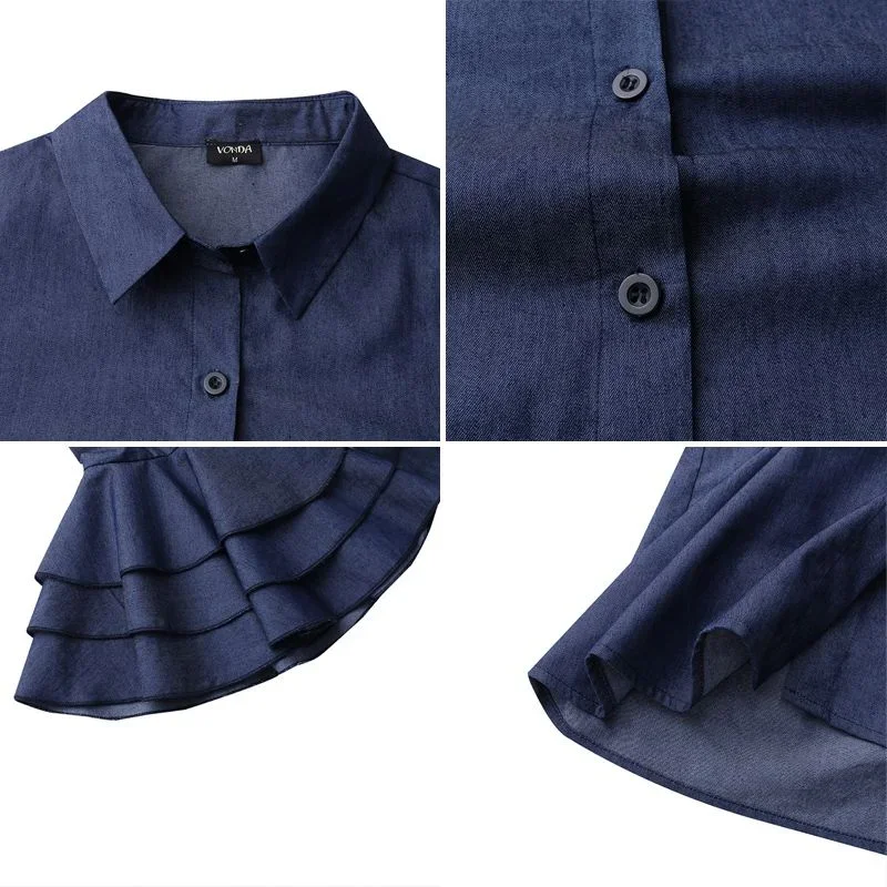 Ursula | Damen Elegante Bluse Volantärmel – Volantärmel Bluse Modern Sommer 2026 - Image 10