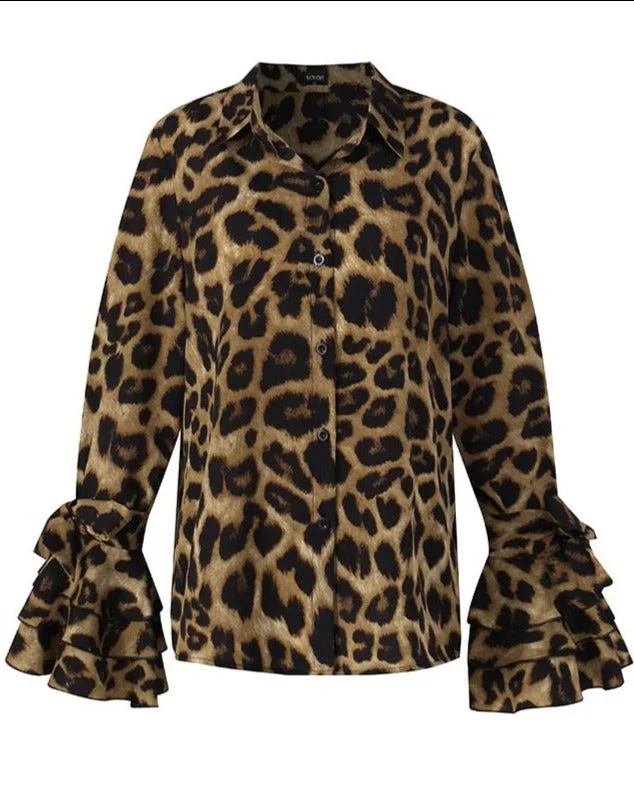 Ursula | Damen Elegante Bluse Volantärmel – Volantärmel Bluse Modern Sommer 2026 - Image 2