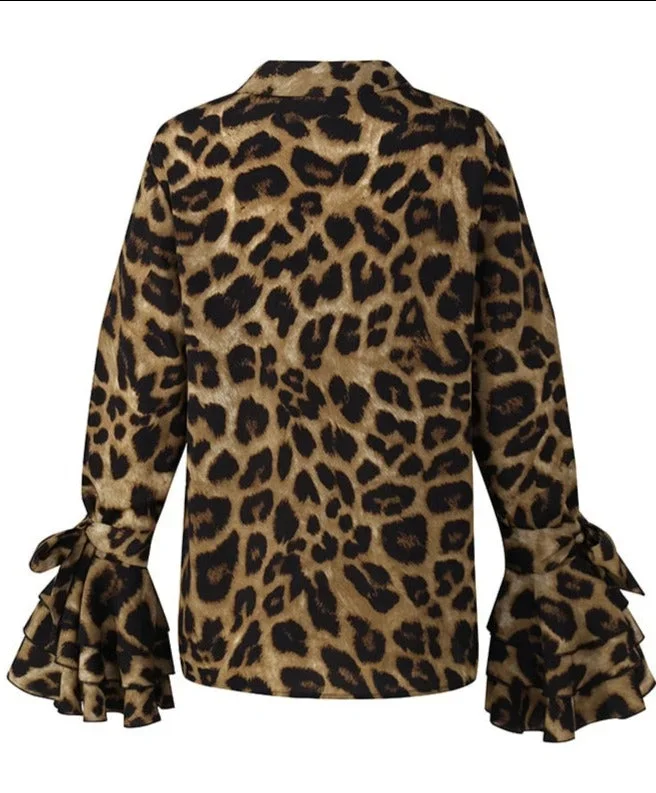 Ursula | Damen Elegante Bluse Volantärmel – Volantärmel Bluse Modern Sommer 2026 - Image 4