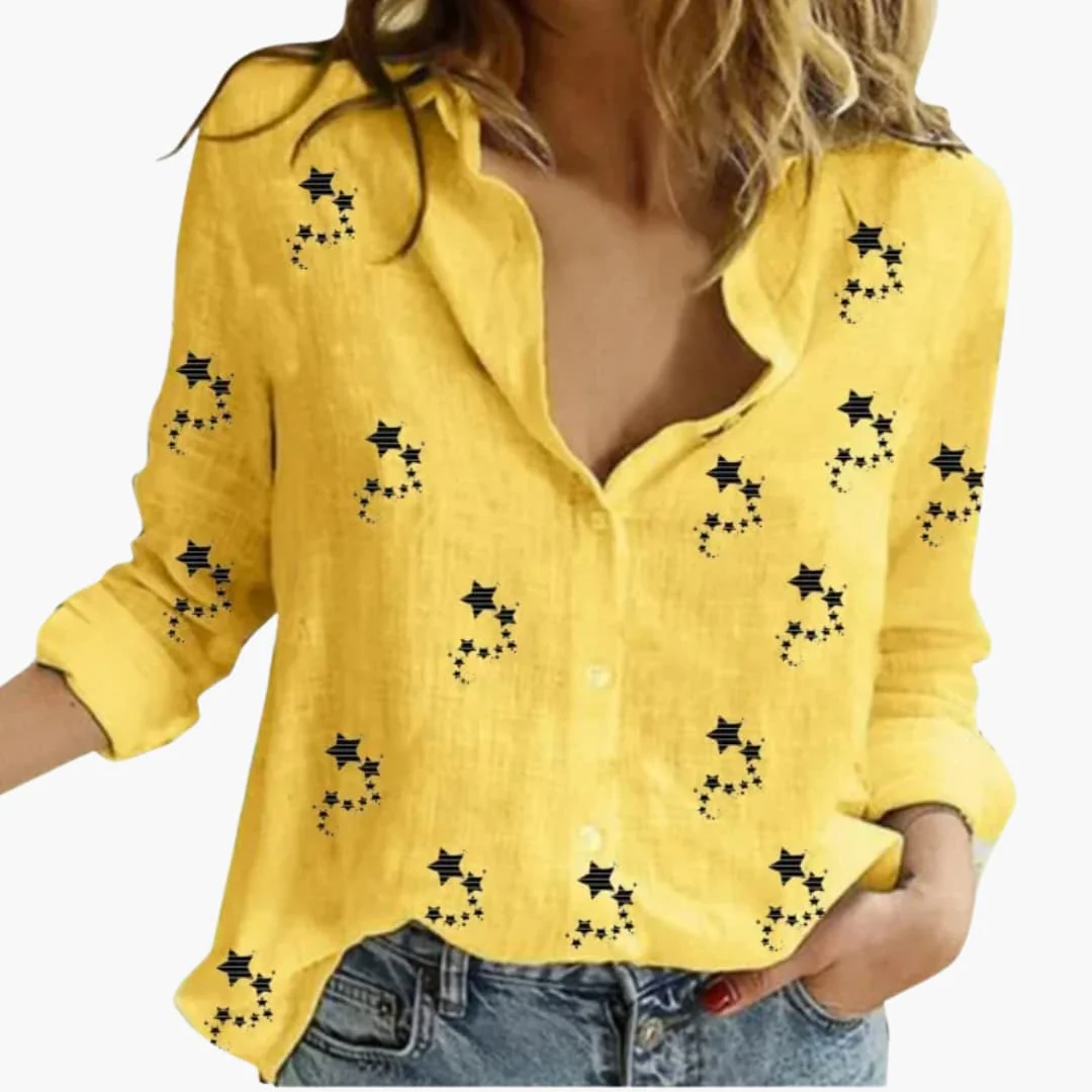 Elegante Bluse mit Blumenmuster für Damen - Stilvoll & Vielseitig - Image 3