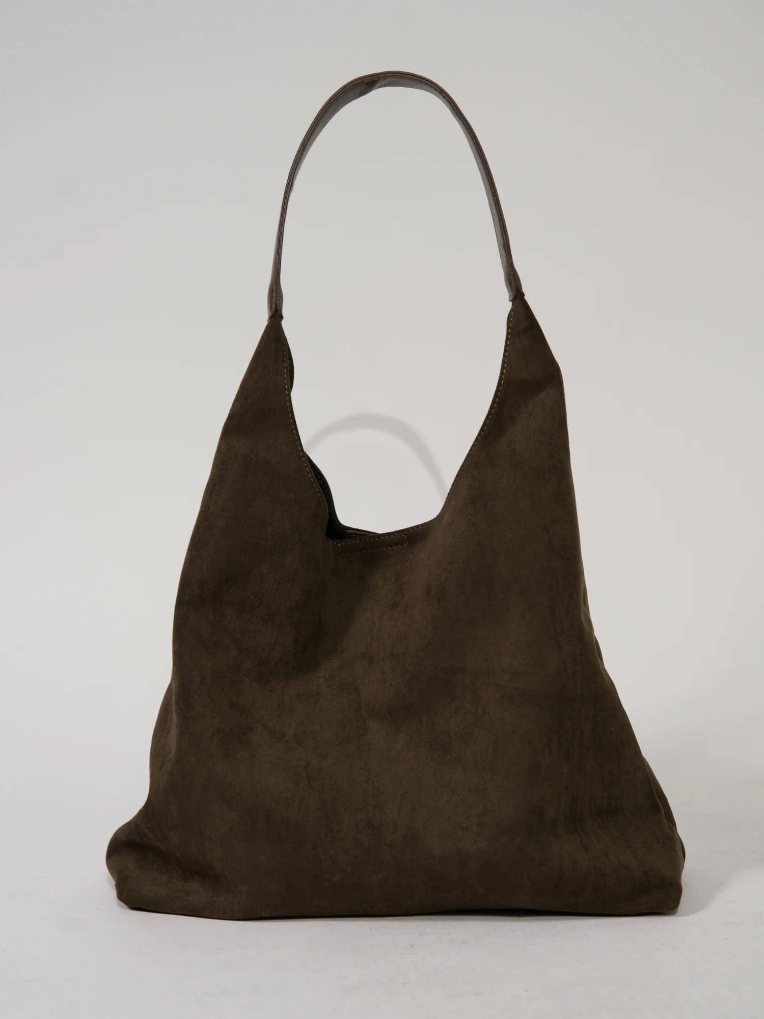Elegante Damen-Ledertasche, vielseitiges Wildleder - Image 11
