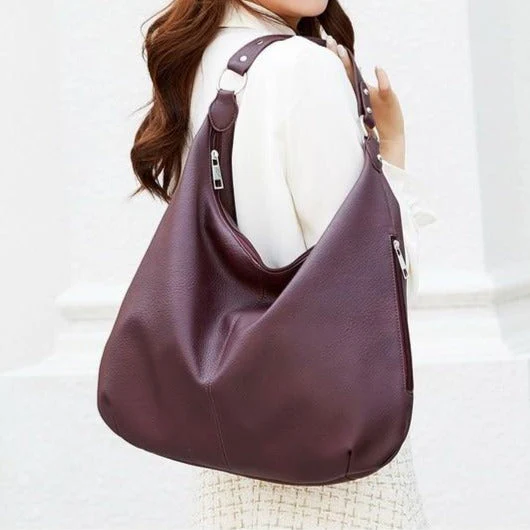 Elegante Damen-Schultertasche aus vielseitigem Synthetikmischgewebe - Image 5