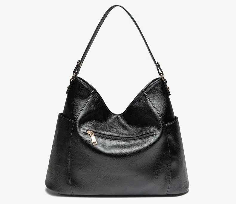 Elegante Damen-Schultertasche, geräumig, aus PU - Image 6
