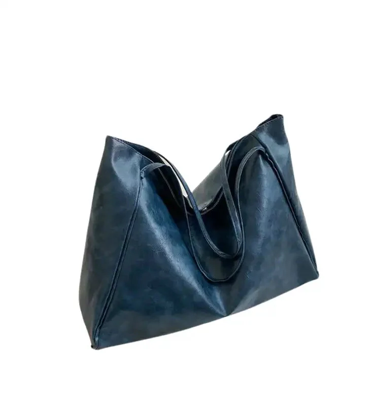 Elegante Damen-Schultertasche, mittelgroß, aus hochwertigem Synthetikgewebe - Image 10