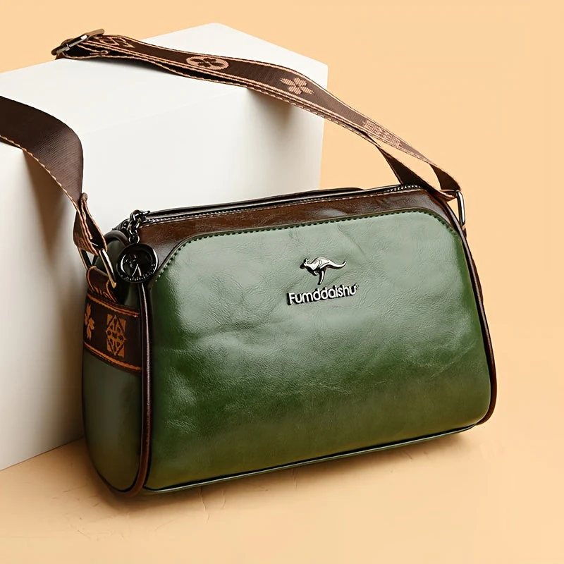 Elegante Damen-Umhängetasche aus funktionalem veganem Leder - Image 10