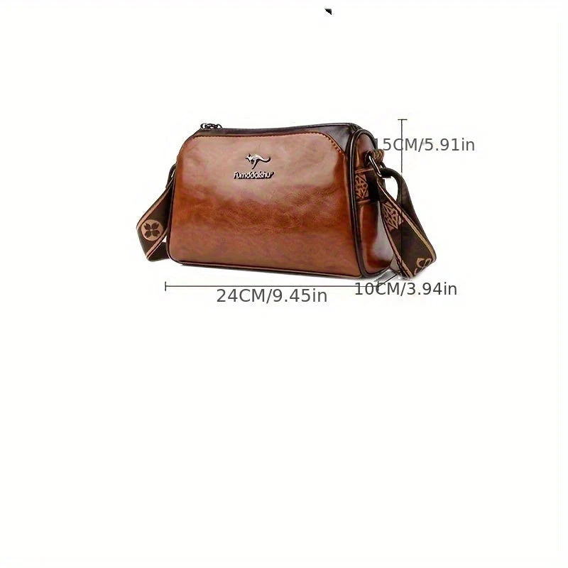 Elegante Damen-Umhängetasche aus funktionalem veganem Leder - Image 6