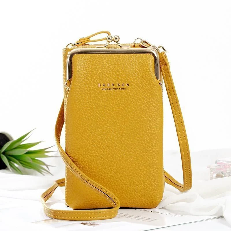 Elegante Damen-Umhängetasche für Handys aus strapazierfähigem PU-Leder - Image 12