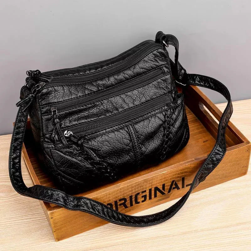 Elegante Damenhandtasche aus funktionalem, weichem Material - Image 3