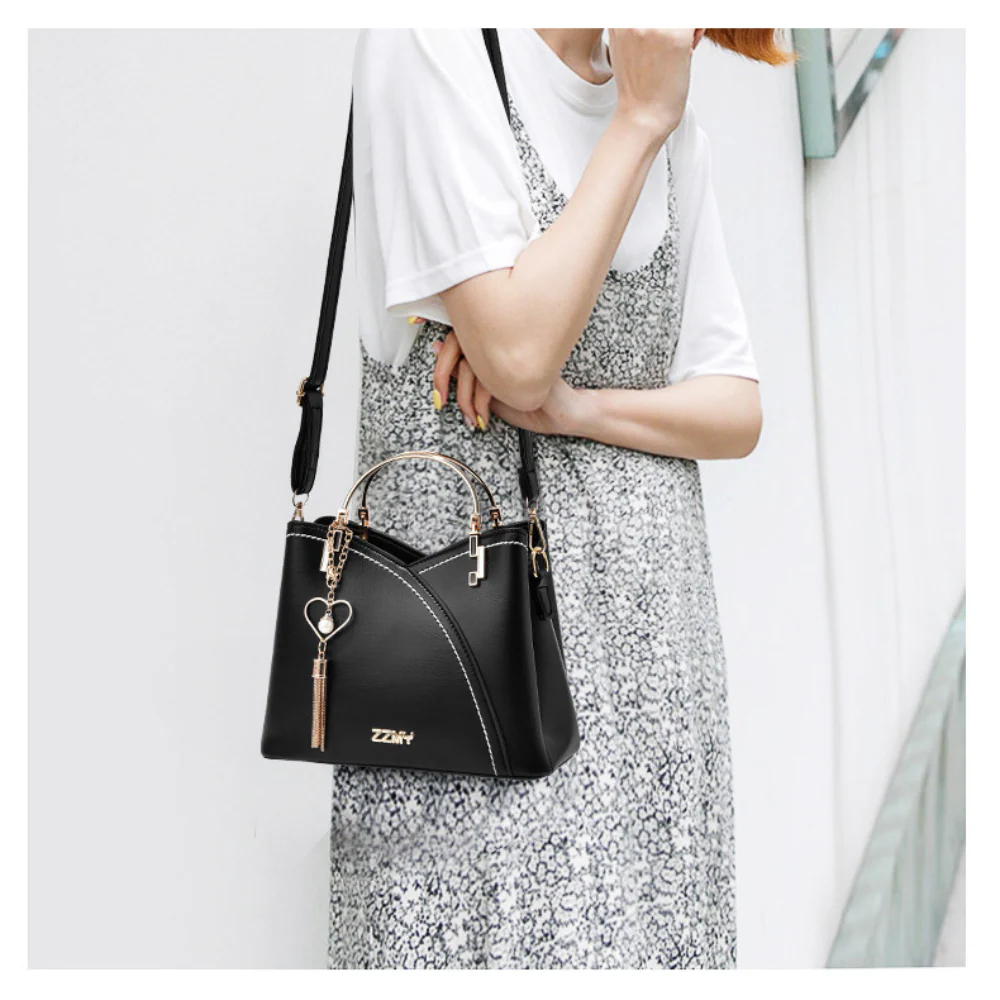 Elegante Damenhandtasche aus stilvollem PU-Leder mit geräumigem Design - Image 2