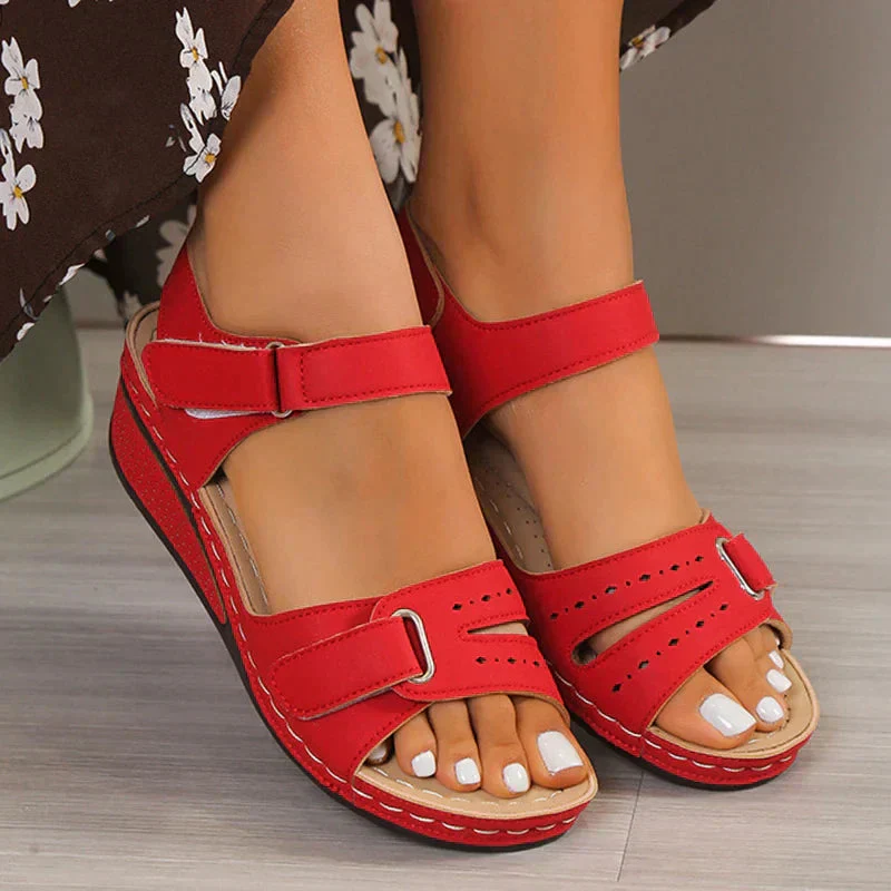 Elegante Damensandalen für den Sommer – Bequeme orthopädische Sandalen mit verstellbarer Passform - Image 2