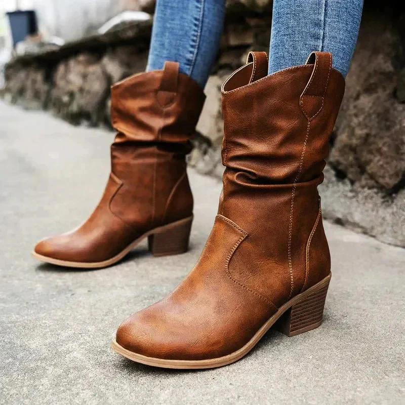 Elegante Damenstiefeletten | Cowboy - Image 2