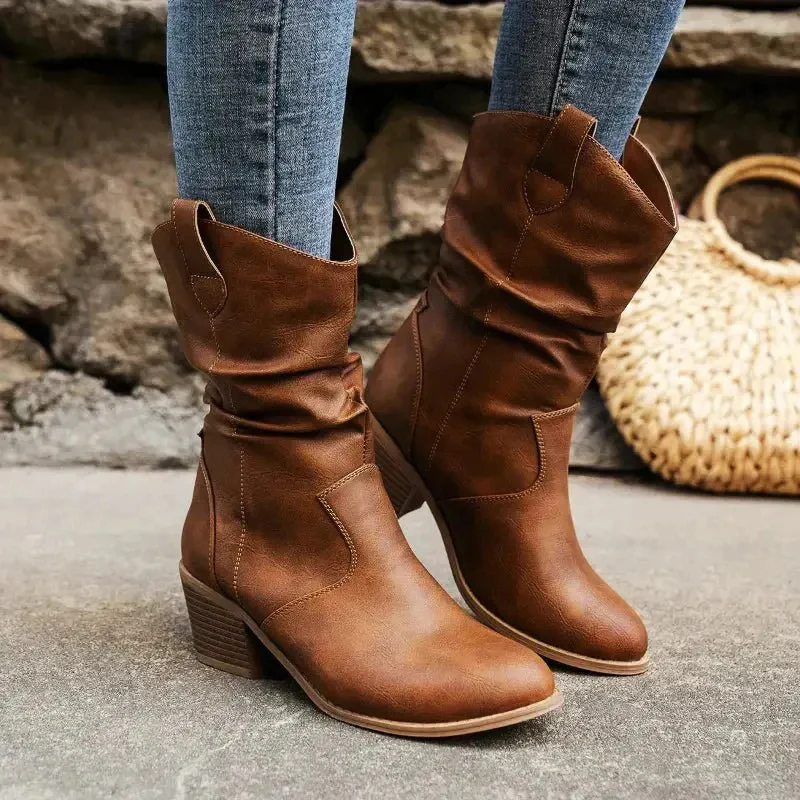 Elegante Damenstiefeletten | Cowboy - Image 5