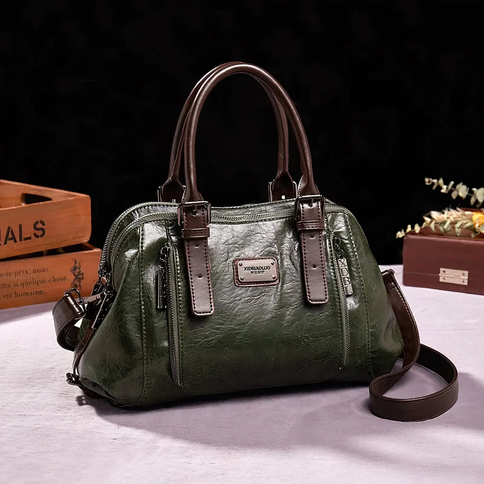 Elegante Damentasche aus Leder - Fenja - Image 4