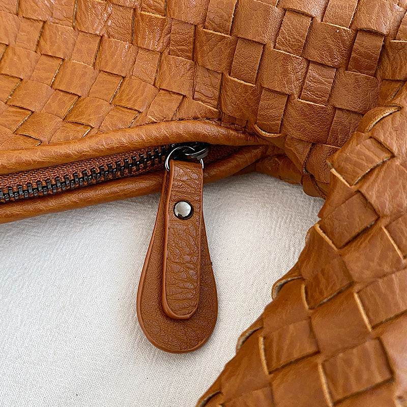 Elegante gewebte Schultertasche für Damen aus strapazierfähigem Material - Image 3