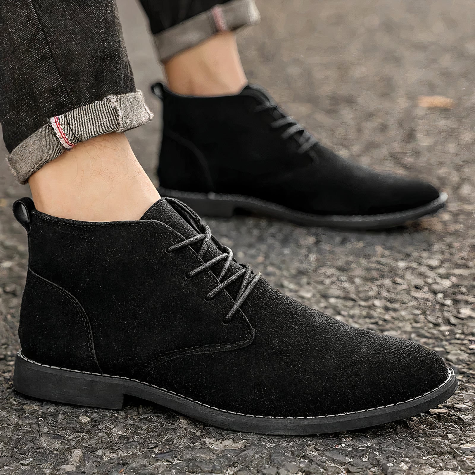 Elegante Herrenschuhe aus Wildleder - Kevin - Image 2