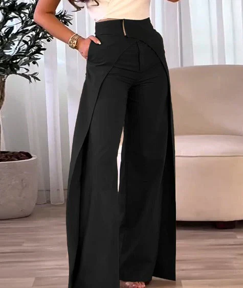 Elegante hochtaillierte Hosen für Damen - Image 2