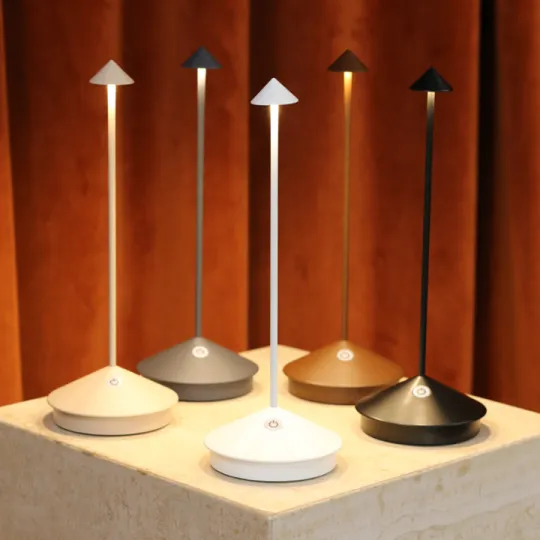 Elegante LED-Tischlampe für Restaurants – Warmweißes Licht, kabellos, dimmbar - Image 13