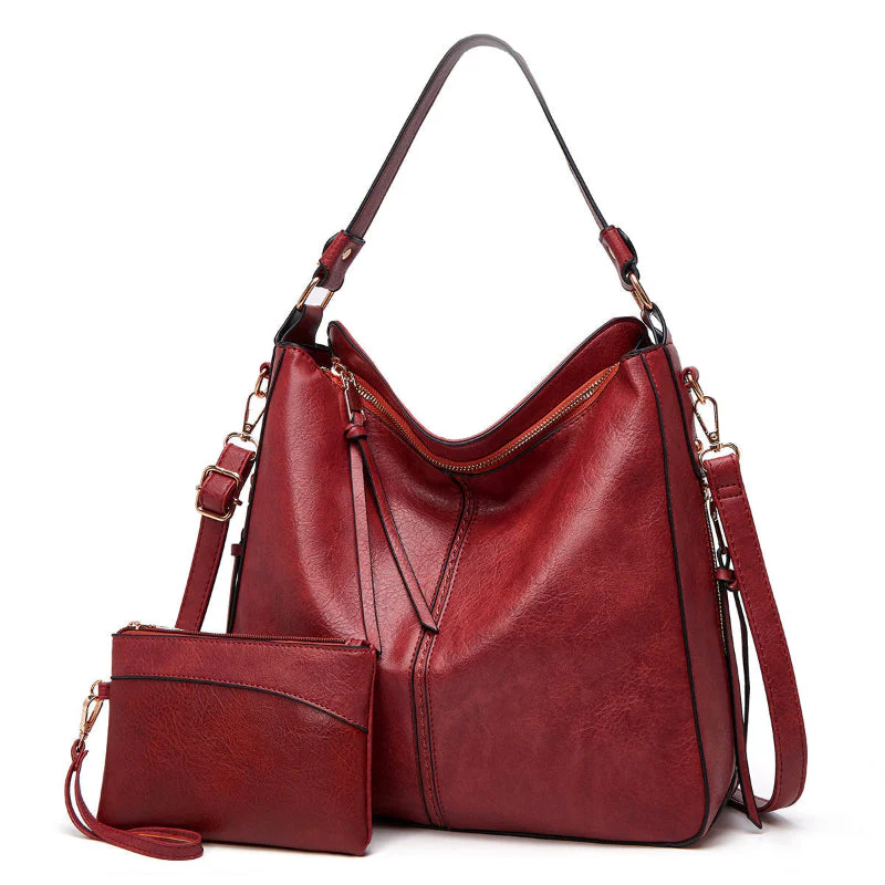 Elegante Ledertasche für Damen – klassische Lederhandtasche mit Abnehmbarem Schulterriemen - Image 11