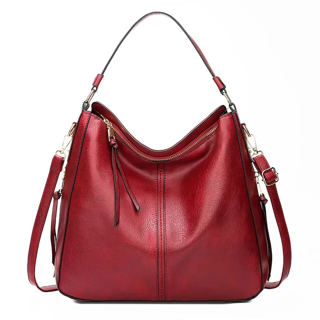Elegante Ledertasche für Damen – klassische Lederhandtasche mit Abnehmbarem Schulterriemen - Image 3