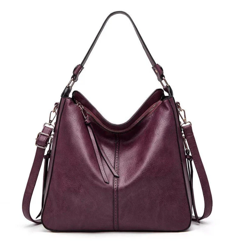 Elegante Ledertasche für Damen – klassische Lederhandtasche mit Abnehmbarem Schulterriemen - Image 5