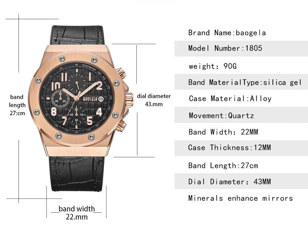 Elegante Luxus-Chronographuhr - Image 2