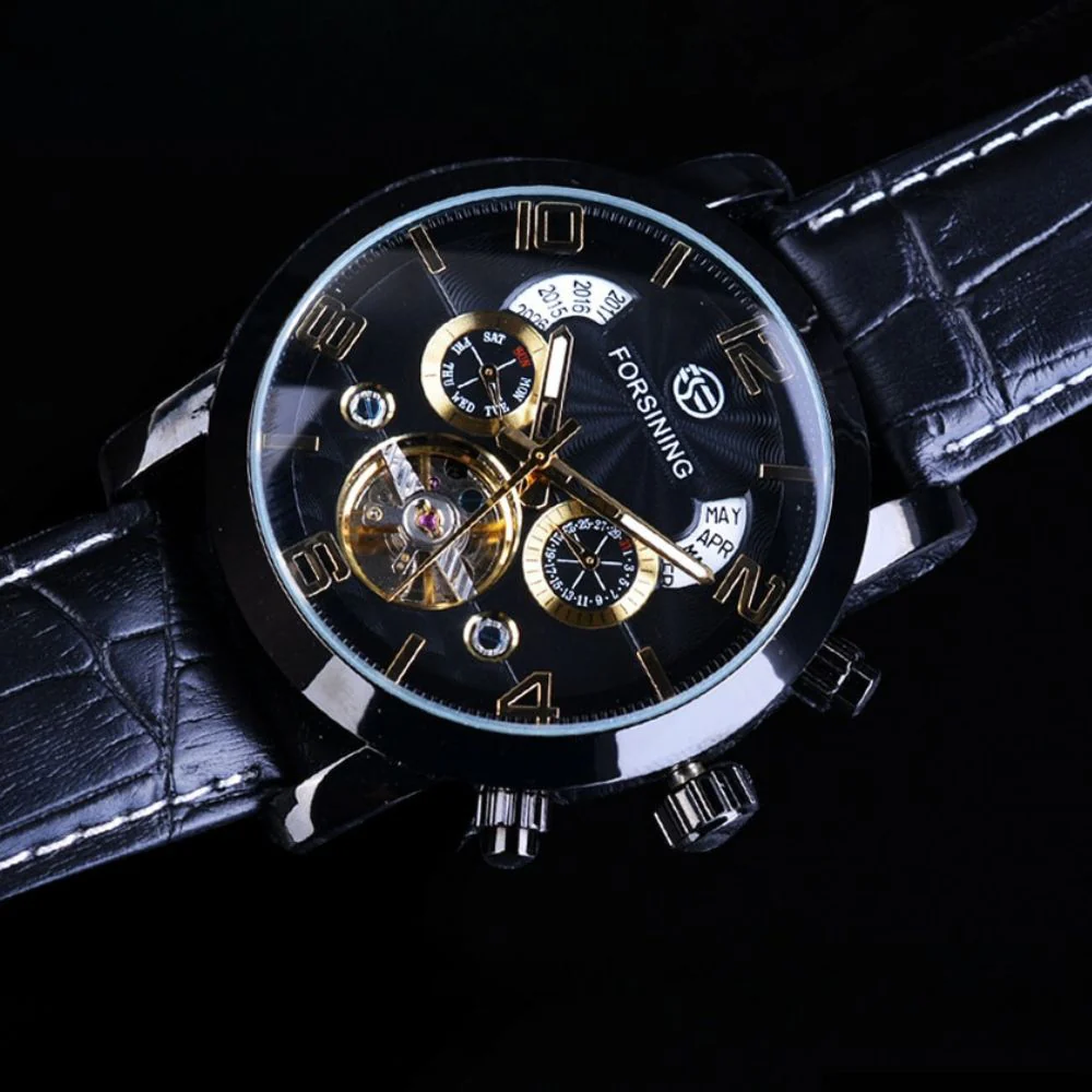 Elegante mechanische Tourbillon-Automatikuhr - Image 3