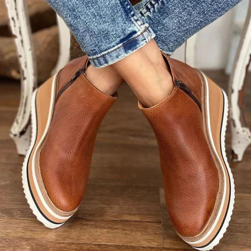 Elegante niedrige Damenstiefeletten | Bequeme - Image 3