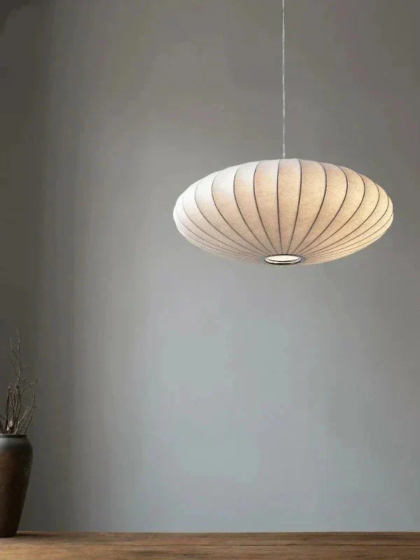 Elegante Pendelleuchte mit Seidenschirmen und Kristallakzenten – Hängelampe für Esstisch und Wohnzimmer, 30/40/50 cm - Image 3