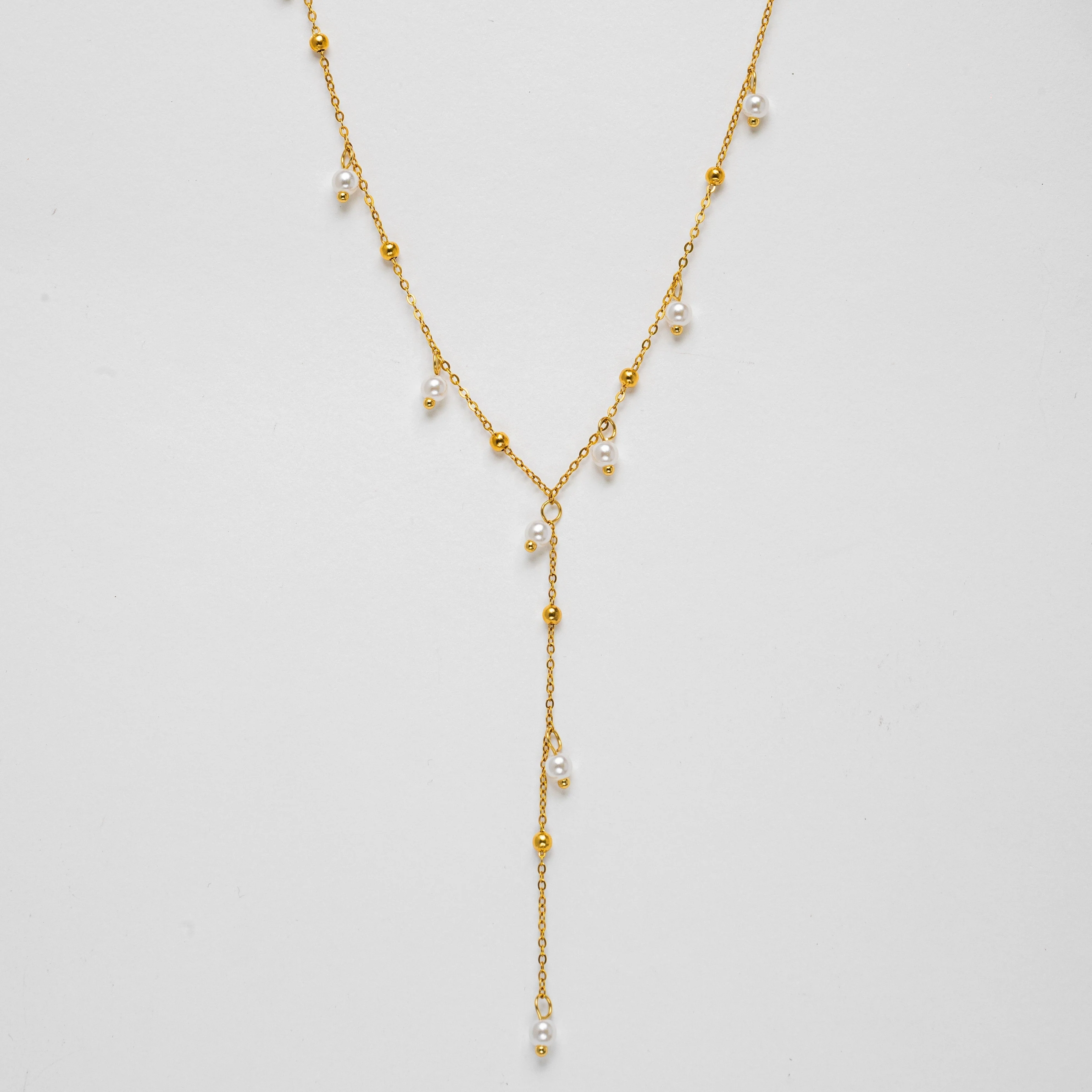 Elegante Perlenanhänger-Halskette - Image 5