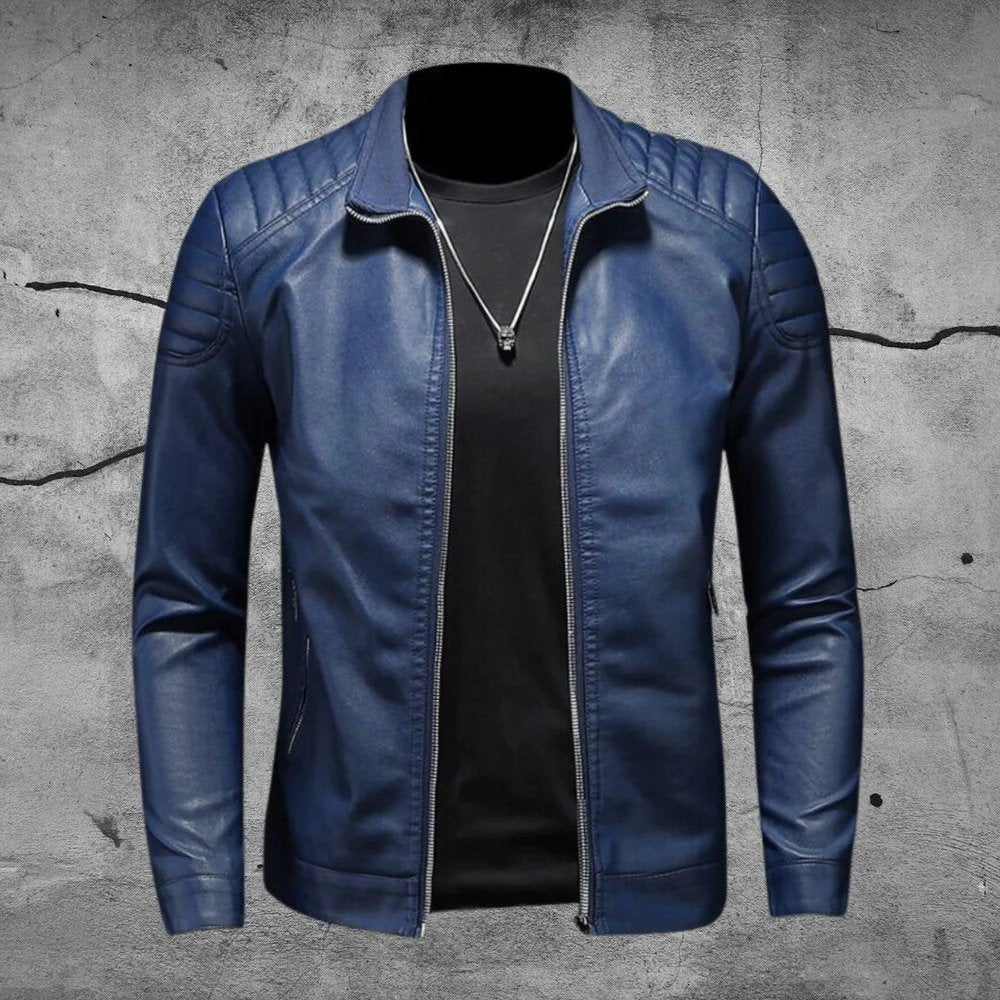 Elegante Premium Bikerjacke für Herren | Langarm - Image 5