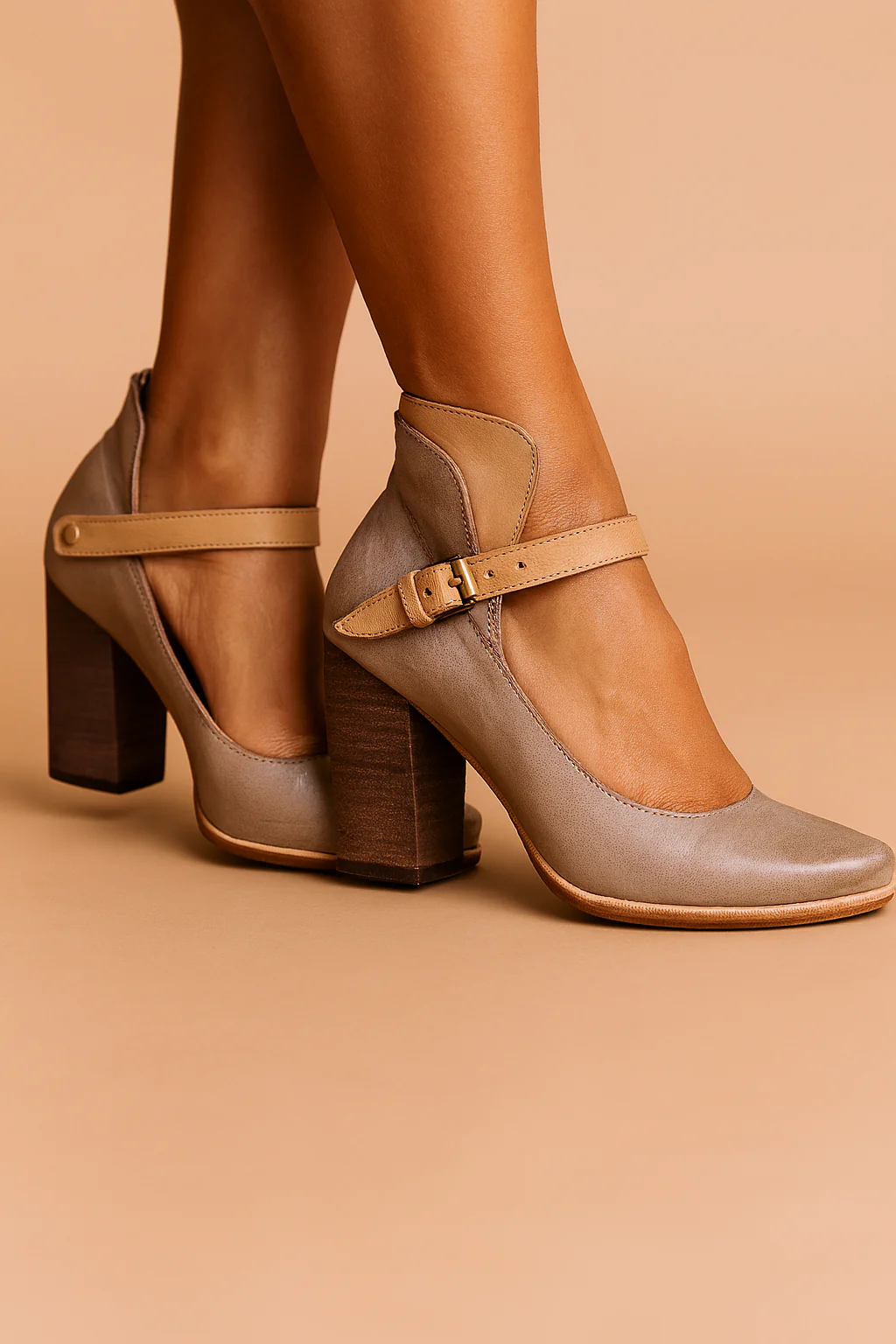 Elegante Pumps Mit Hohem Absatz Und Riemchen Für Damen - Stilvoller Komfort Für Den Alltag Und Besondere Anlässe - Image 2