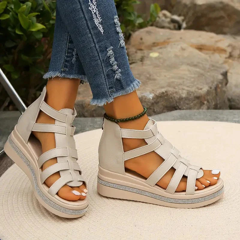 Elegante Sandalen Damen mit Strass – Bequeme Sommerschuhe für Stil und Komfort im Sommer - Image 4