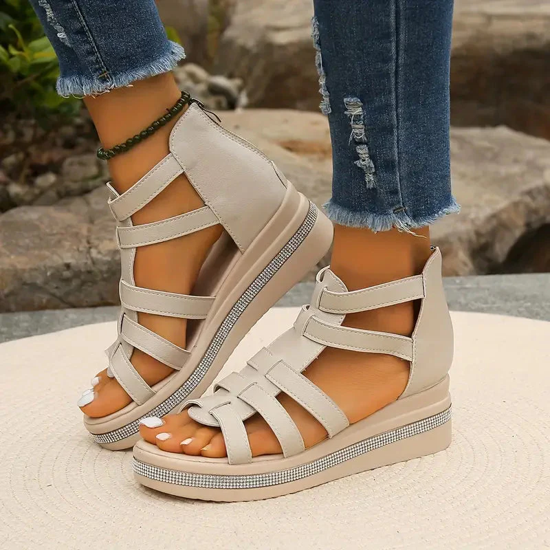 Elegante Sandalen Damen mit Strass – Bequeme Sommerschuhe für Stil und Komfort im Sommer - Image 7