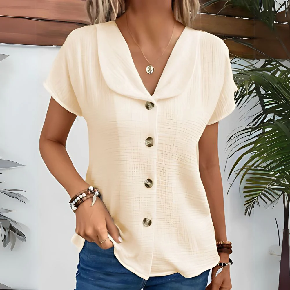 Elegante Sommerbluse für Frauen - Alfreda - Image 3