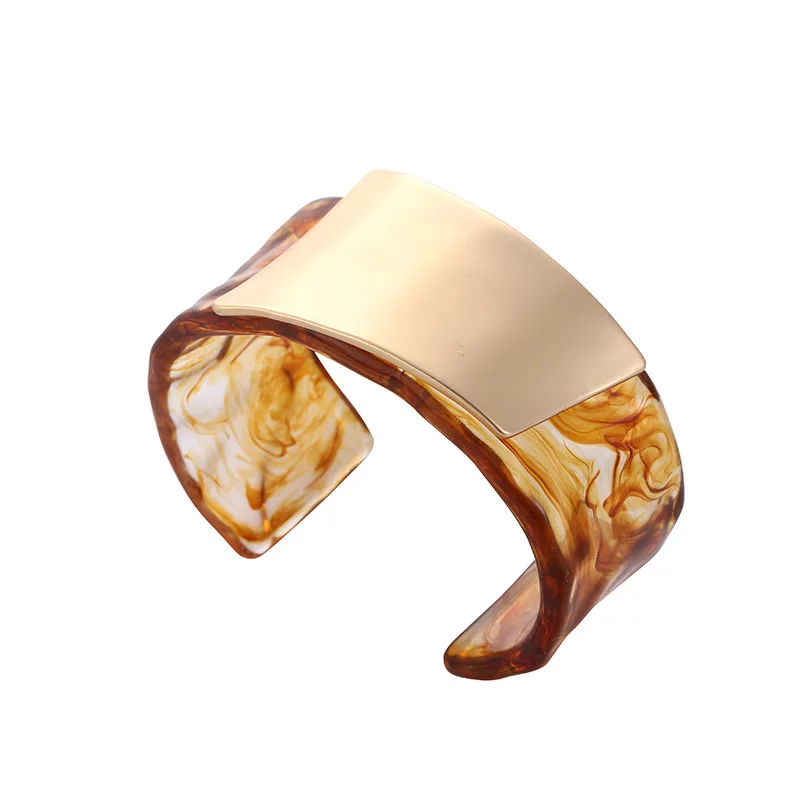 Elegante Statement Damen Armreif Manschette Gold Silber - Image 13