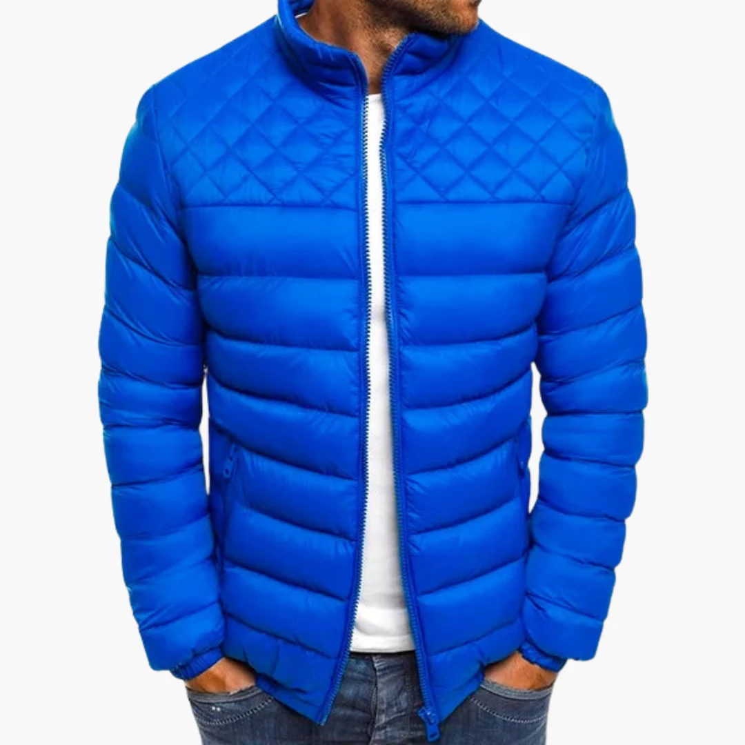 Elegante Steppjacke - Herren Winterjacke mit Reißverschluss - Image 2
