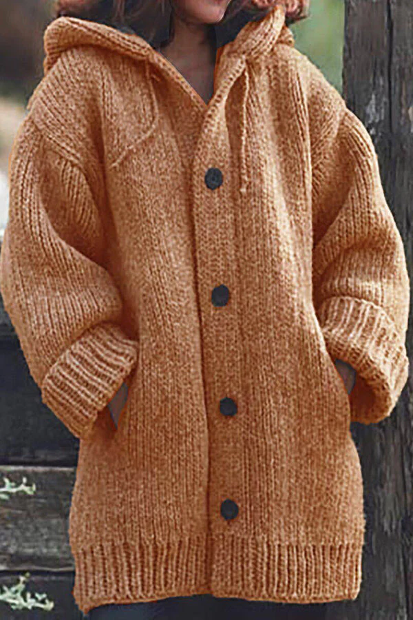 Elegante Strickjacke mit Kapuze - Wilme - Image 2