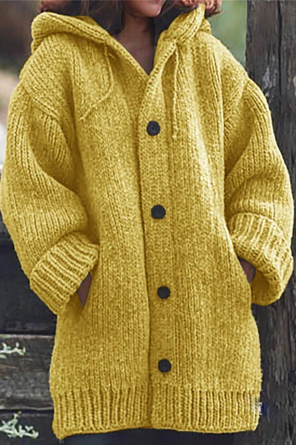 Elegante Strickjacke mit Kapuze - Wilme - Image 4