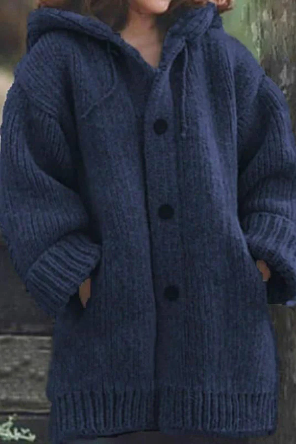 Elegante Strickjacke mit Kapuze - Wilme - Image 5