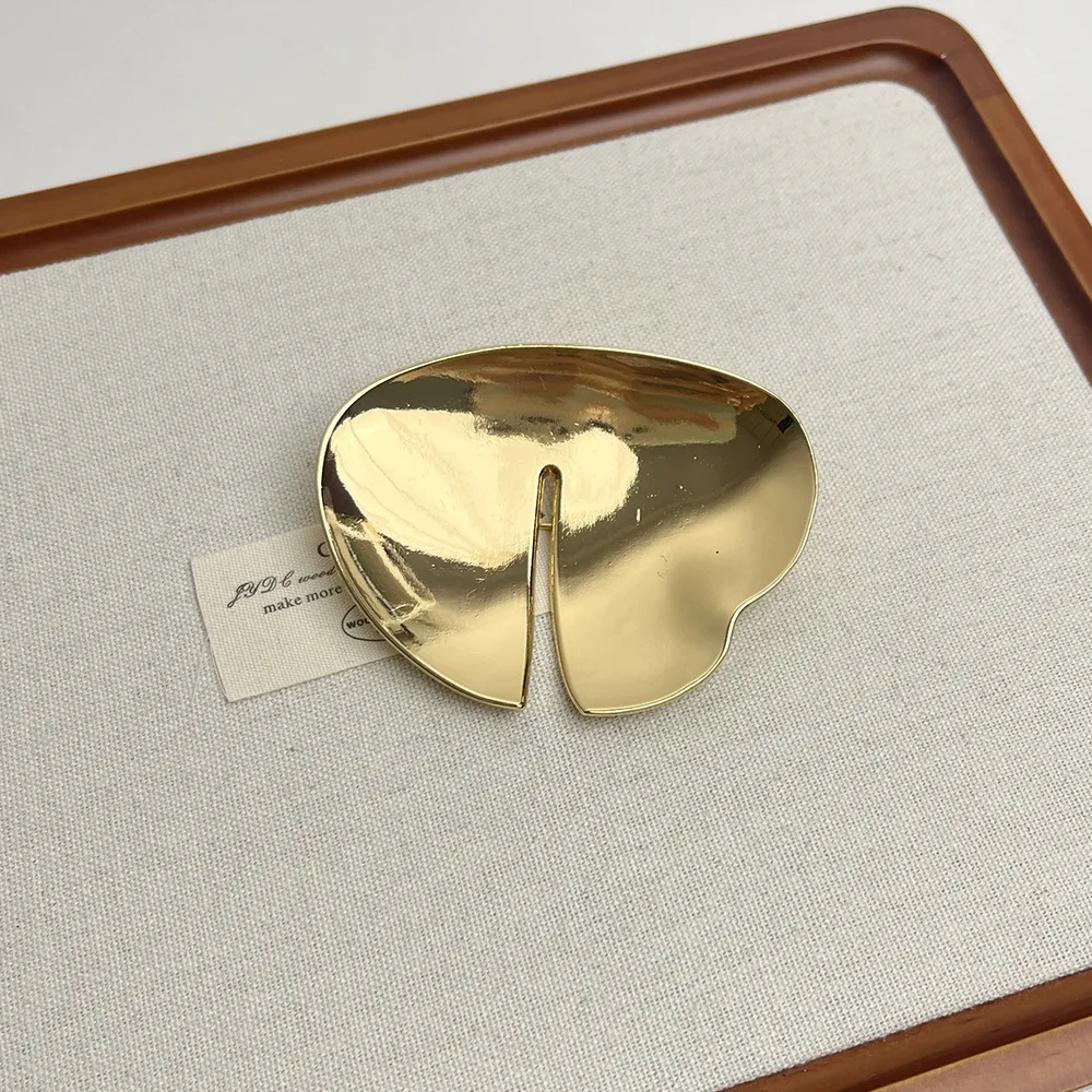 Elegante Vintage Damen Brosche Gold Silber - Image 6