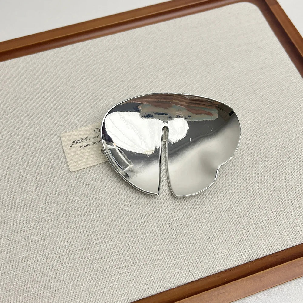 Elegante Vintage Damen Brosche Gold Silber - Image 7