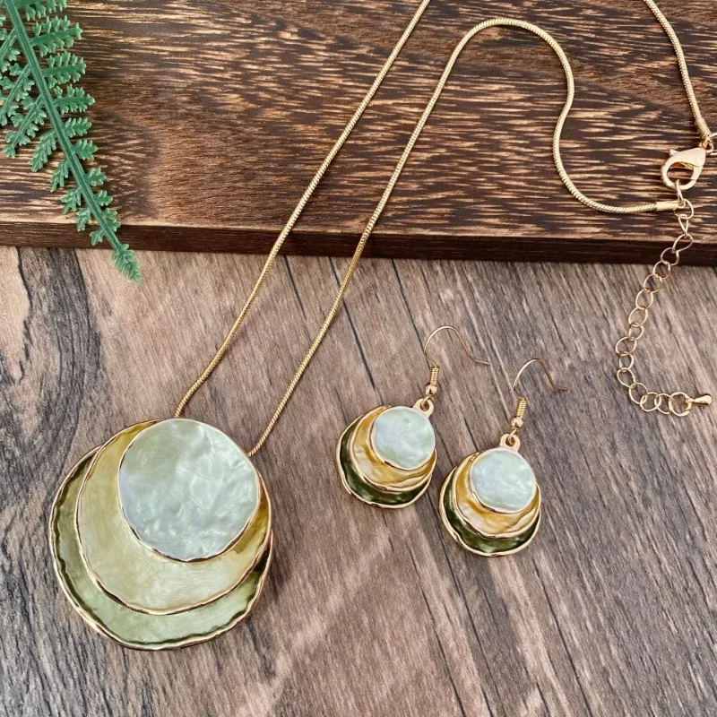 Elegante Vintage Damen Schmuckset mit Choker und Ohrringe - Image 10