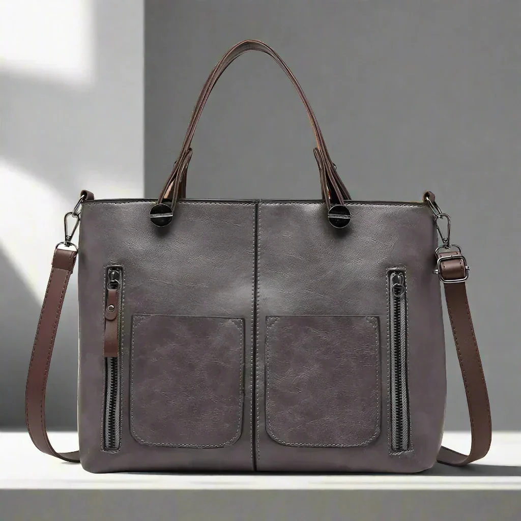 Elegante Vintage-Handtasche für Damen aus strapazierfähigem Stoff - Image 9