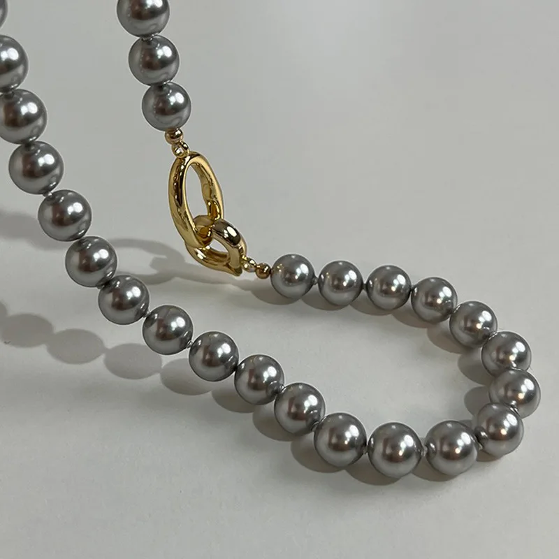 Elegante Vintage Perlen Damen Halskette mit Quaste - Image 10
