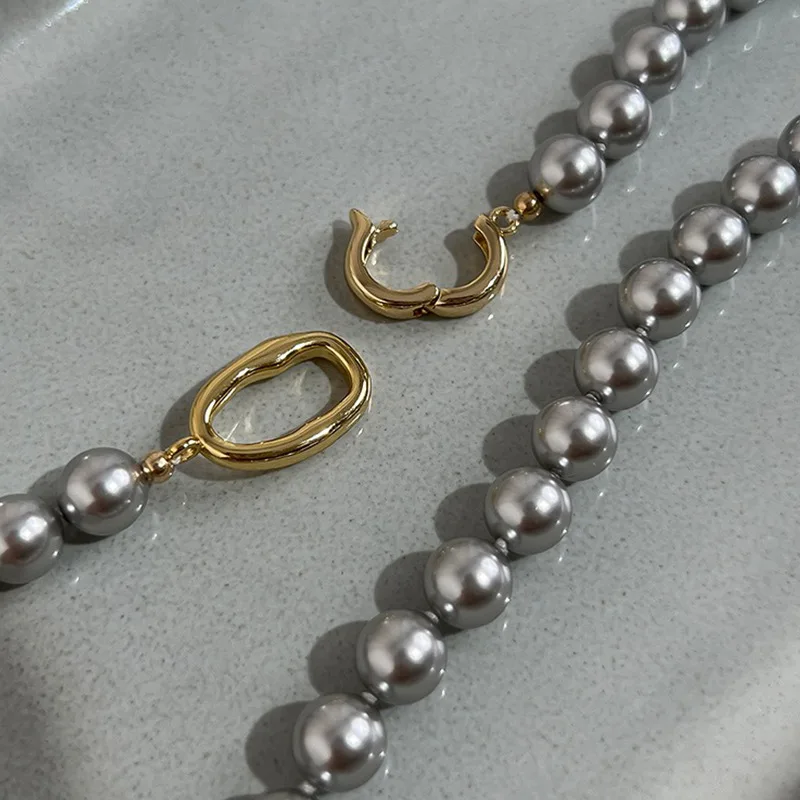 Elegante Vintage Perlen Damen Halskette mit Quaste - Image 9