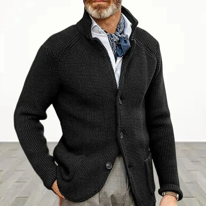 Elegante Vintage-Strickjacke für Herren | Strick - Image 2