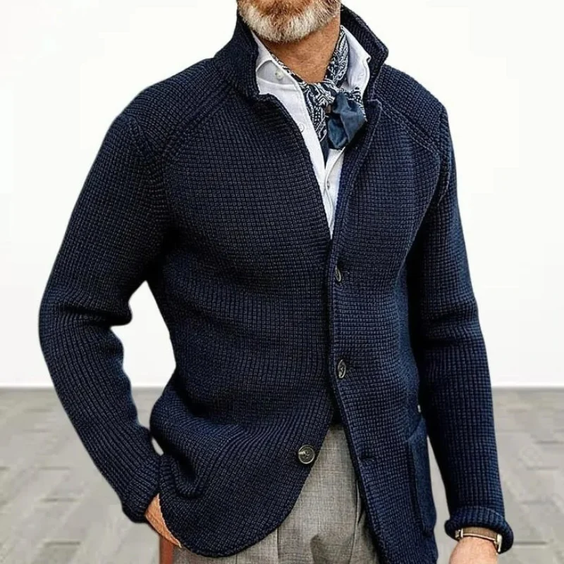 Elegante Vintage-Strickjacke für Herren | Strick - Image 7