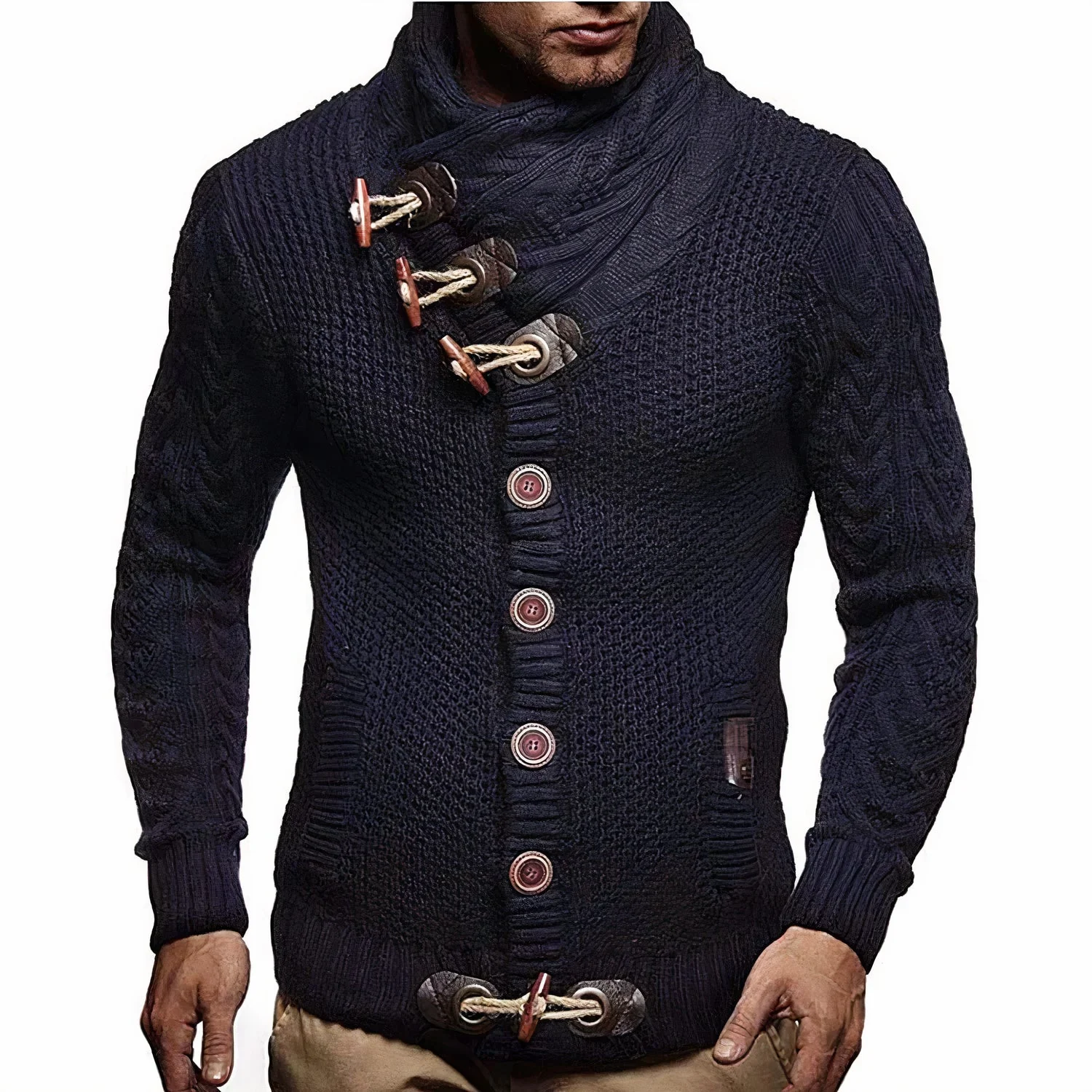 Elegante warme Strickjacke für Männer - Gregor - Image 2