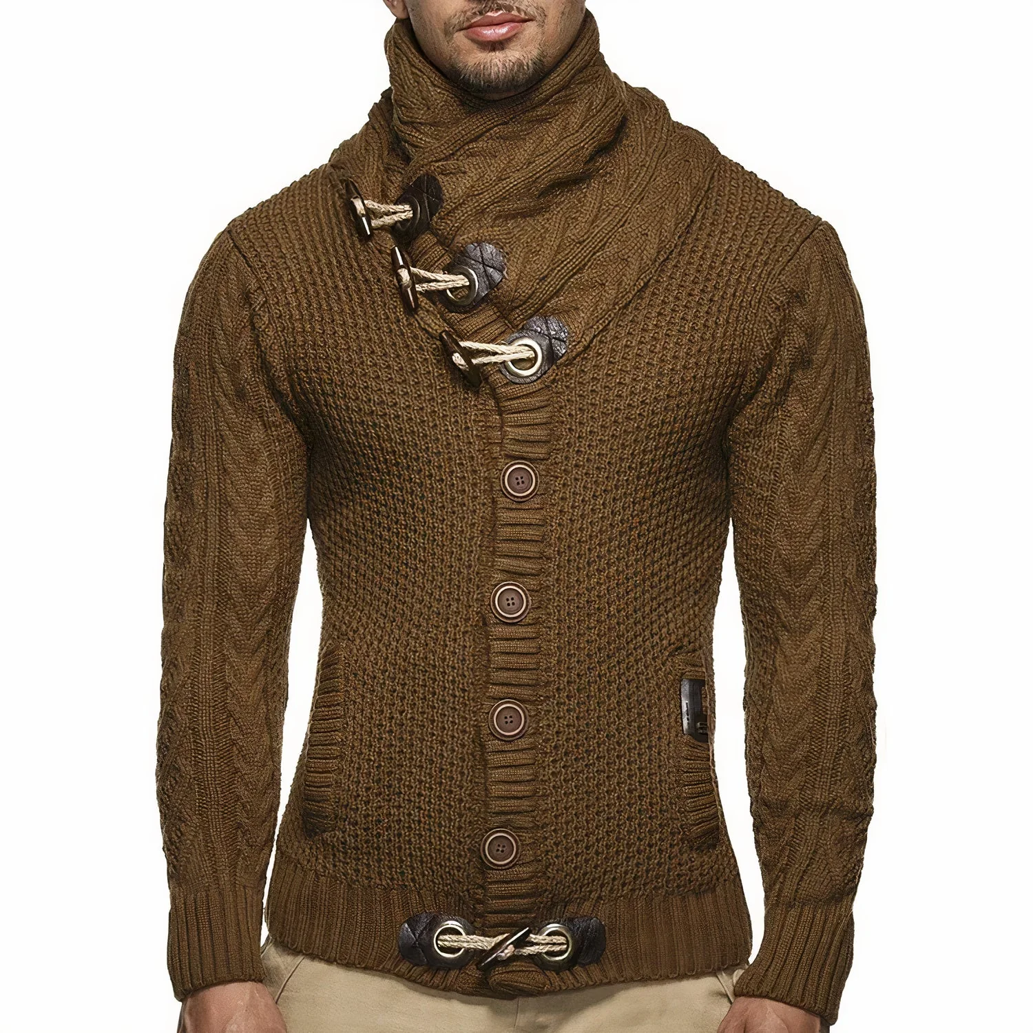 Elegante warme Strickjacke für Männer - Gregor - Image 6